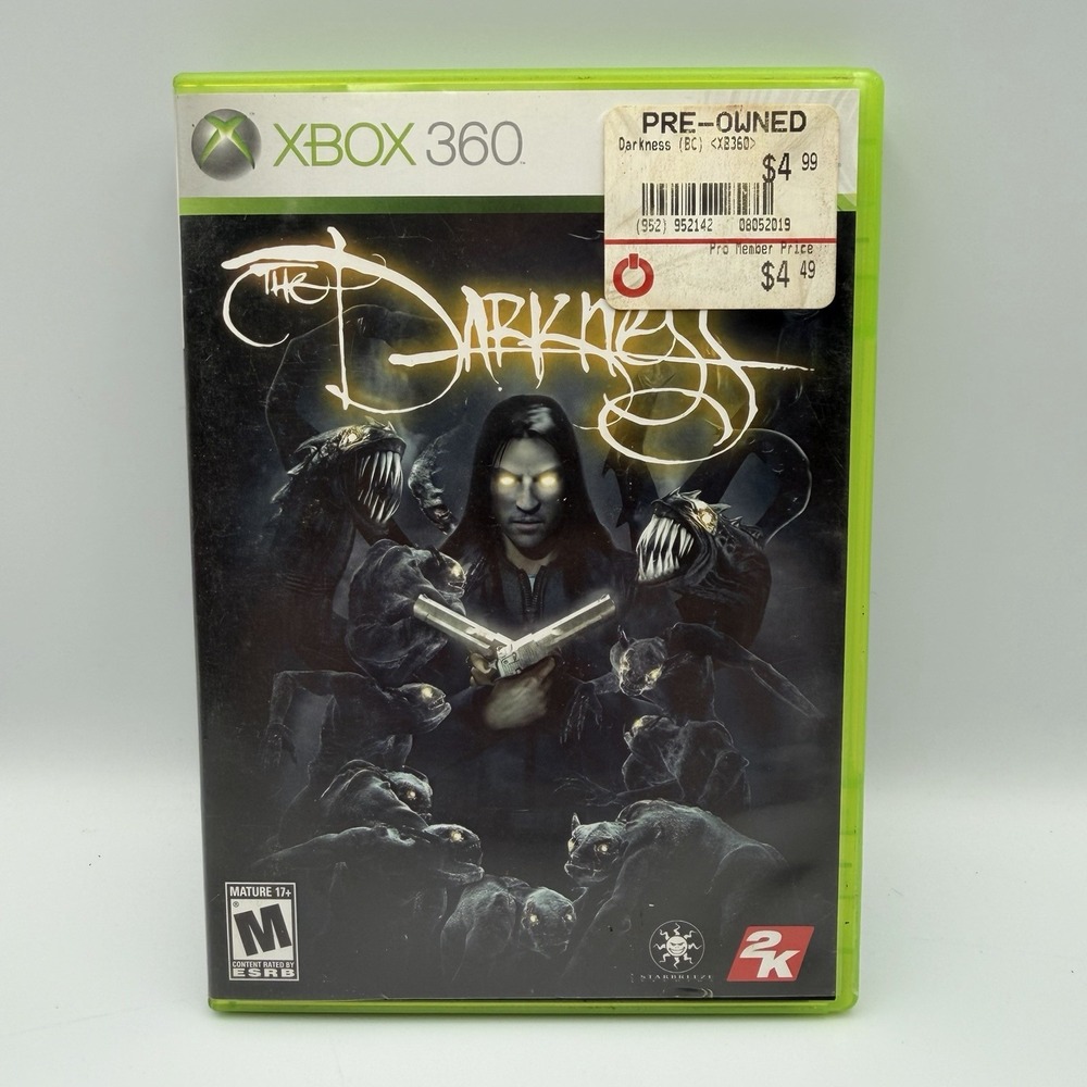 The Darkness Xbox 360 2007 CIB Complete in Box Tested
